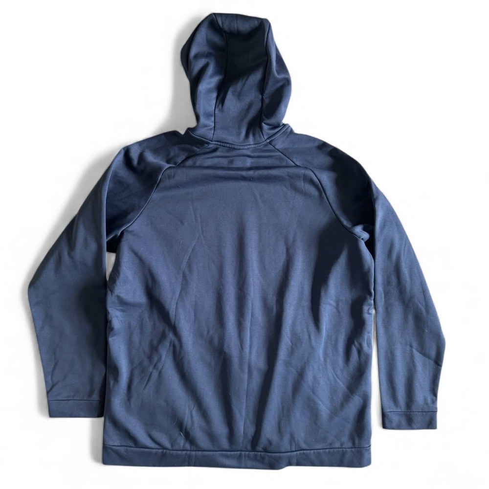 Nike Dri-Fit Pullover Performance Hoodie Warm Winter Outdoor Blue Orange XXLT - Picture 3 of 7